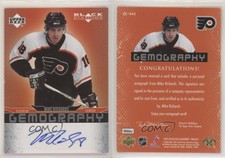 2007-08 Upper Deck Black Diamond Gemography Mike Richards #G-MI Auto
