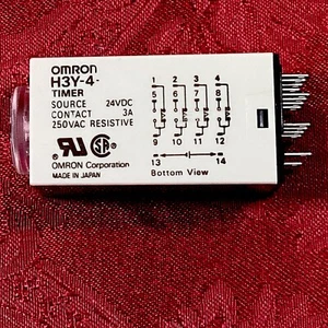 Omron H3Y-4 5 Second Timer 24 VDC “New”! - Picture 1 of 5