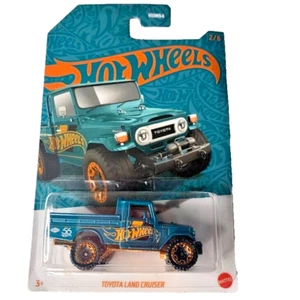 HOT WHEELS 2024 TOYOTA LAND CRUISER METALFLAKE TEAL 2/6 56th ANNIVERSARY SERIES - Picture 1 of 1