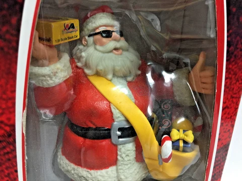 NASCAR Kevin Harvick 29 Santa Claus Christmas Figure Figurine Trevco Rare Cover