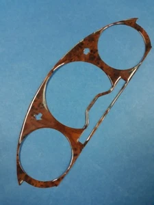 BURLWOOD PATTERN DASH BEZEL TRIM FOR 1998-2000 MERCEDES BENZ W208 CLK C208 A208 - Picture 1 of 5