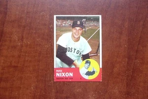1963 Topps # 168...Russ Nixon..Boston Red Sox...( 951 ) - Picture 1 of 2