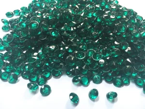 Acrylic Diamond, 2000Pcs 0.3 Inch Acrylic Faux round Confetti Diamond Crystals T - Picture 1 of 4
