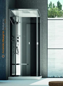 CABINA BOX DOCCIA MULTIFUNZIONE SOUND IDROMASSAGGIO COMFORT HAFRO VARIE MISURE - Foto 1 di 2