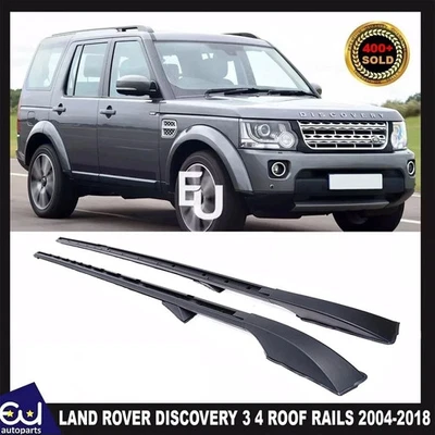 FOR LAND ROVER DISCOVERY 3 4 L319 ROOF RAILS CROSS BARS FULL LENGTH EXTENDED 04+ - Image 1 of 4