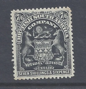 RHODESIA  1901  7s.6d.  BLACK MINT NEVER HINGED  SG 88 - Picture 1 of 2