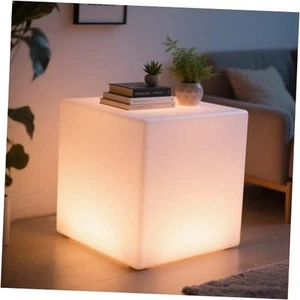 Luce Notturna Cubo LED 20 Pollici, 16 Colori Cambia Lampada Cubo Ricaricabile 20 Pollici - Foto 1 di 7