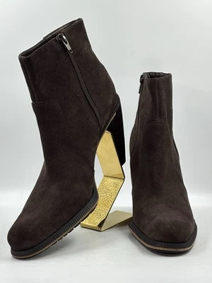 Botines Victoria Secret marrón chocolate gamuza talla 9M suela Foto 1 de 4