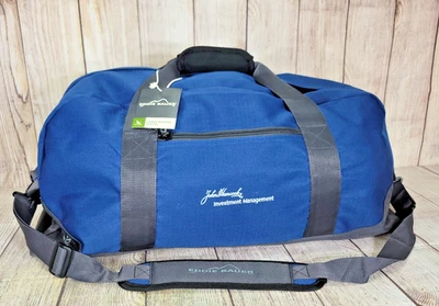 Bolsa de Duffel Eddie Bauer Grande Ripstop Azul/Preta - 24" X 12" Logotipo da Empresa Nova Com Etiqueta - Imagem 1 de 4