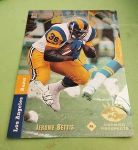 1993 Jerome Bettis Upper Deck SP NFL Premier Prospects RC #6 Los Angeles Rams - Picture 1 of 2