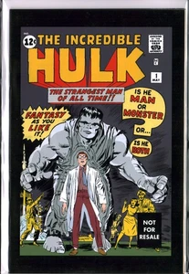 INCREDIBLE HULK #1 CLAVE 1ª Aparición Marvel Legends Reimpresión En estado bastante bueno (8.0) - Imagen 1 de 1