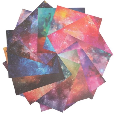  24 Sheets Handmade Paper DIY Craft Creative Scrapbooking Supplies - Image 1 of 4