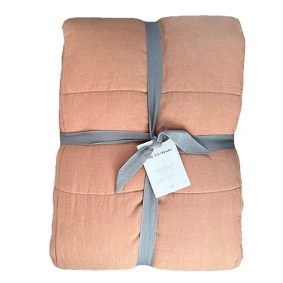 The Citizenry Stonewashed Linen Quilt in ROSE Size Full/Queen New With Tags - Image 1 of 4