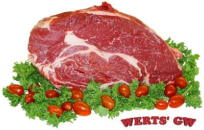 WERTS GW Four 3 lb. Chuck Roasts-Corn Fed Angus-Processed in Nebraska-USDA Choice Roast