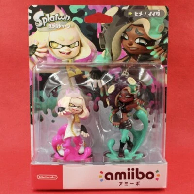 Nintendo amiibo Tentacles Set PEARL (HIME) MARINA (IIDA) SWITCH 3DS Splatoon 2 - Image 1 of 4