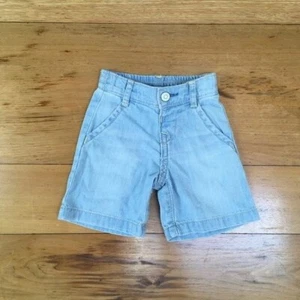 NWT Gymboree Girls Denim Capri Pants Size 0-3M - Picture 1 of 3