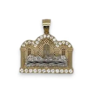 Last Supper Pendant - 10K Yellow Gold - Picture 1 of 2