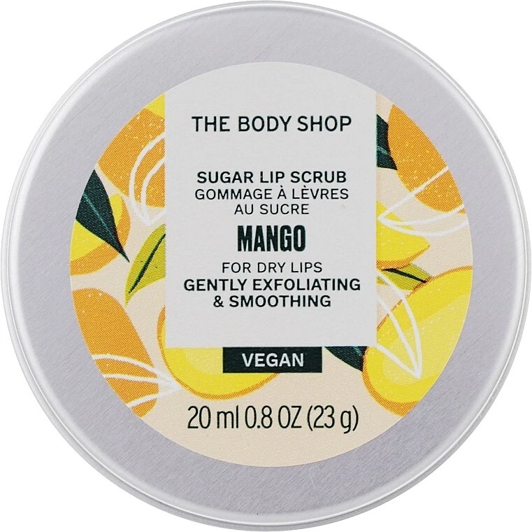 The Body Shop Exfoliating & Smoothing Mango Sugar Lip Scrub for Dry Lips 20ml  - Image 1 of 1