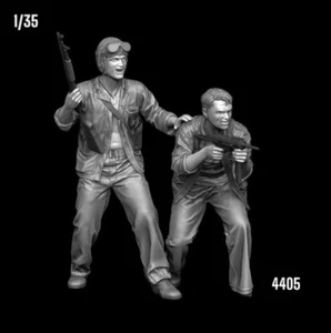 1/35 Resin Figure WW2 US Tankers Dismounted & Fighting on Foot Model Kit 4405 - Bild 1 von 5