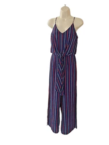 Monteau Damen Jumpsuit sehr fließend gestreift Seitenschlitz Größe Small - Bild 1 von 11