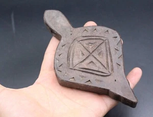 Adorno de madera afgano para mal de ojo, adorno tribal amuleto de madera Kuchi, #O01 - Imagen 1 de 8