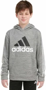 adidas Tech Fleece Pullover Hoodie Youth Boys XL 18-20 Gray NEW - Picture 1 of 6