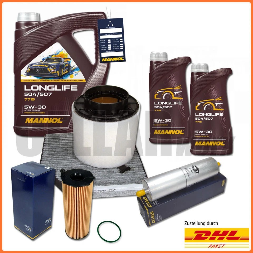 CELLARWORX BUNDLE (INSPEKTIONSPAKET) Filterset Inspektionspaket Filter für 2.7 3.0 TDI Audi A4 8K A5 Q5 Bj. 2008-2012