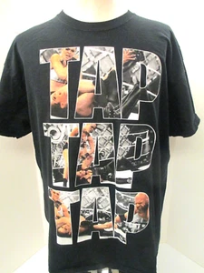 WWE Authentic Rowdy Ronda Rousey Tap Tap Grafik T-Shirt Herren XL schwarz EUC - Bild 1 von 10