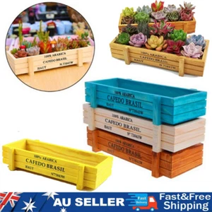 22cm Garden Planter Raised Bed Indoor Outdoor Patio Flower Plant Herb Pot Box AU - Picture 1 of 18