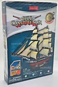 RARE CubicFun 3D Puzzle USS Constitution Vessel Ship Model MISB FREE SHIPPING - Picture 1 of 3