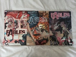 VERTIGO Fables, Vol 1 Legends in Exile, Vol 2 Animal Farm & Vol 3 Storybook Love - Picture 1 of 6