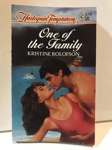 One of the Family by Kristine Rolofson Harlequin Temptation 179 1987 Vintage NEW - Picture 1 of 2