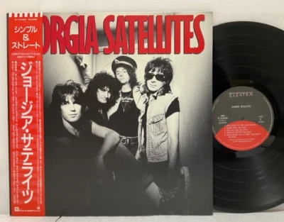 Georgia Satellites – S/T LP 1986 Japan Elektra Southern Rock Dan Baird w/ obi - Image 1 of 2