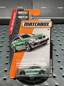 2014 Matchbox Global BMW M5 M 5 Police Polizei Schnitzer SMG GTR CSL NIP - Picture 1 of 11