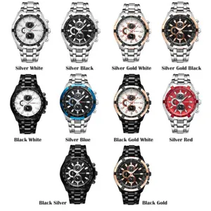 2022 CURREN Top Brand Quartz Watch Men Waterproof Sport Military Wristwatch Men - Picture 1 of 23
