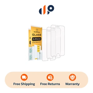 [3-PACK]-Mr Shield For iPhone 6 / iPhone 6S [Tempered Glass] Screen Protector - Picture 1 of 2