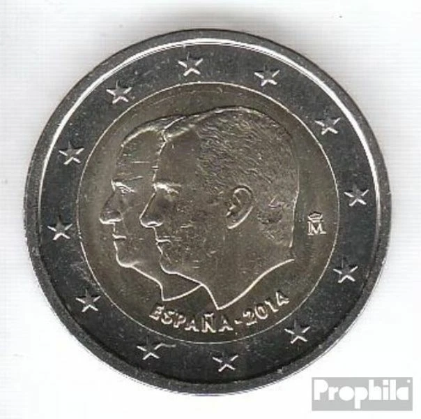 Spain 2014 Stgl./unzirkuliert reissue: 12 million. Stgl./unzirkuliert 2014 2 Eur - Image 1 of 1