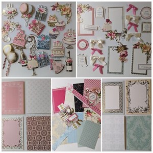 Anna Griffin Birthday Card Making Selection - 76 Items inc. 8 Cards