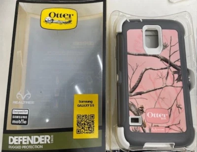 Funda OtterBox DEFENDER con funda para Samsung Galaxy S5 - Rosa árbol real (camuflaje) Foto 1 de 3