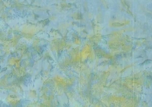 Light Blue Batik Splash Cotton Fabric (30cm x 110cm piece) - Picture 1 of 1