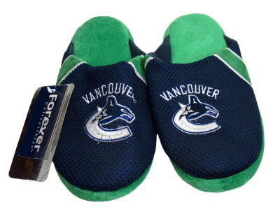 Forever Collectibles Vancouver Canucks Mascot Kid's NHL Fan Slippers Size XL 7-8 - Image 1 of 4