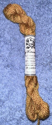 Res Naturae Yarns 100% Merino Wool Crewel Tapestry Yarn Prim Mustard Hand Dyed - Image 1 of 4