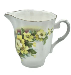 Royal Grafton Crema Hueso Fino China Inglaterra Flores Amarillas - Imagen 1 de 4
