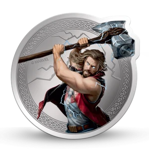 Ebay Live 25.36-Pamp Mmtc Marvel Thor 1 oz Colorized Silver Coin - Picture 1 of 4