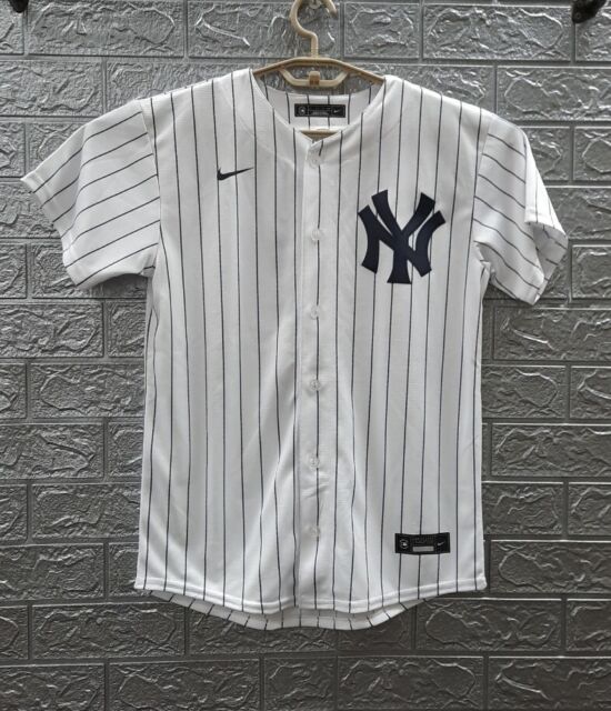 21014 Nike NEW YORK YANKEES Authentic Game 100% REAL NIKE Jersey White P/S  48