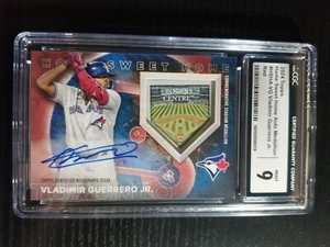 2024 Topps Home Sweet Home Vladimir Guerrero Jr. Auto Red /10 CGC 9 #HSHA-VG - Picture 1 of 2
