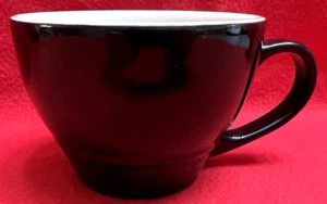 New Le Creuset Black Onyx Giant Cappuccino Capp Mug 400 ml (14 oz) Second Choix - Picture 1 of 6