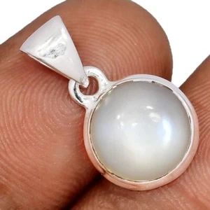 Natural Peach Moonstone - Srilanka 925 Sterling Silver Pendant Jewelry CP68819 - Picture 1 of 1