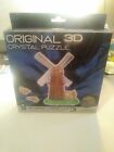 BePuzzled Original 3D Crystal Puzzle Deluxe Level 3 - WINDMILL EUC new open box