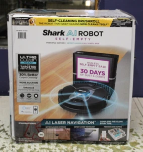 Shark UR2500SR AI Ultra Robot Vacuum Self-Empty Base Bagless WiFi Connected - Picture 1 of 4